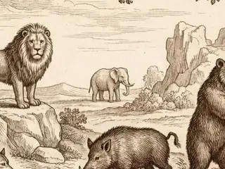 elephantus, numbered 4 on an engraved plate