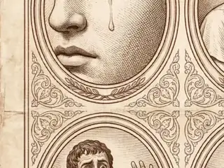 lacrima, numbered 5 on an engraved plate