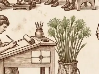 calamus, numbered 12 on an engraved plate