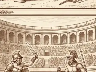 amphitheātrum, numbered 10 on an engraved plate