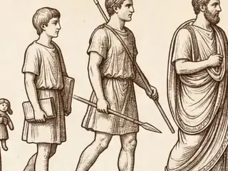 iuvenis, numbered 5 on an engraved plate